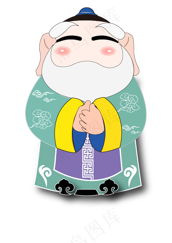 Q版孔子人物形象设计
