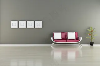 室内设计3D效果沙发