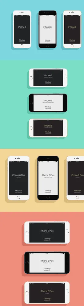 iPhone6高清图片psd模版下载