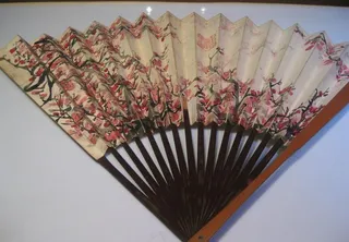 国画扇子图片