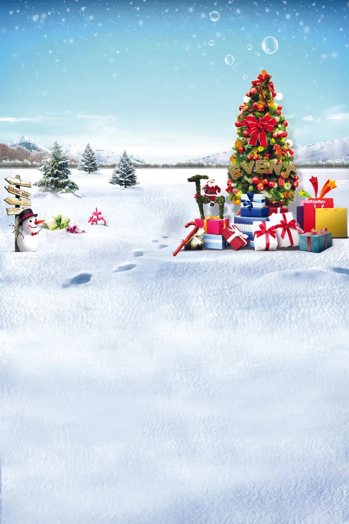 圣诞节装饰等影楼摄影背景高清图片