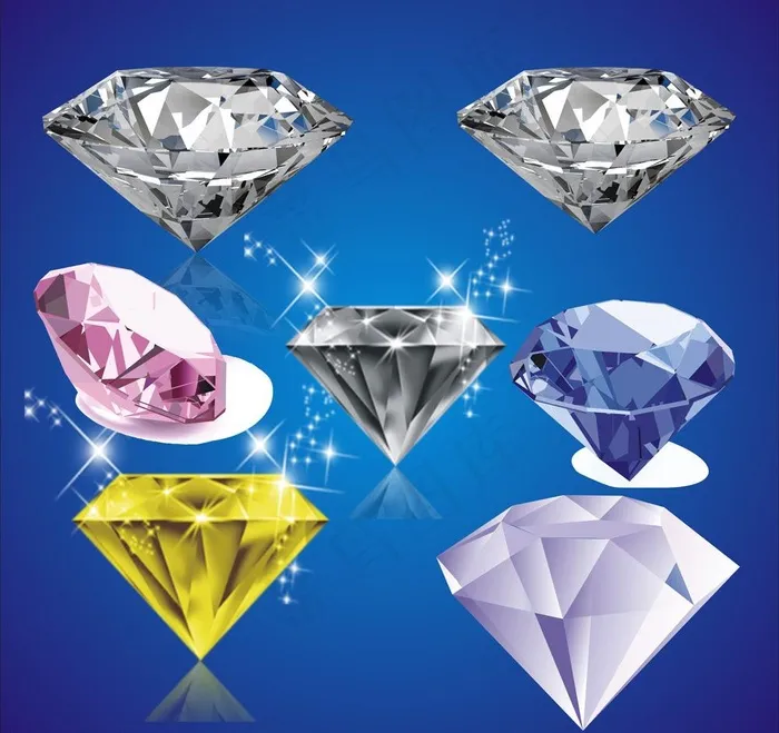 钻石图片cdr矢量模版下载