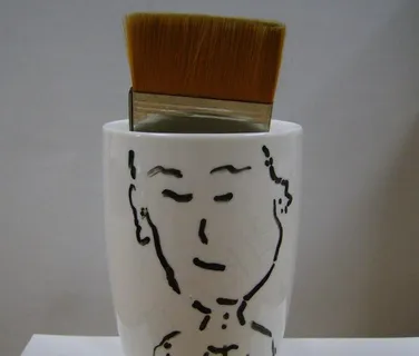 自画像 创意杯图片