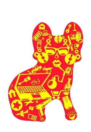 零件狗图形创意设计图片