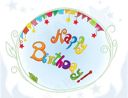 卡通生日背景