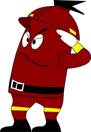 消防卡通人物公仔