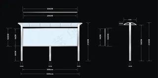 公告栏橱窗图片