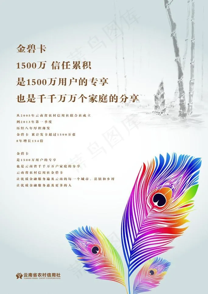 云南省农村信用社金碧图片psd模版下载