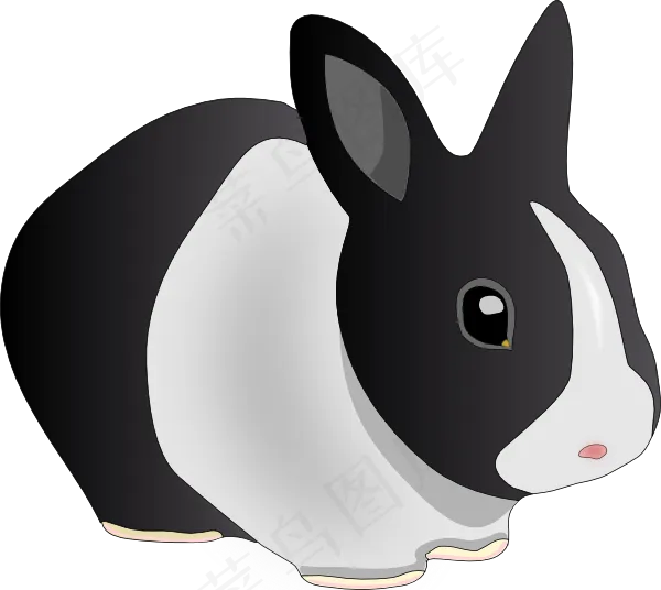 丹科友好兔剪贴画