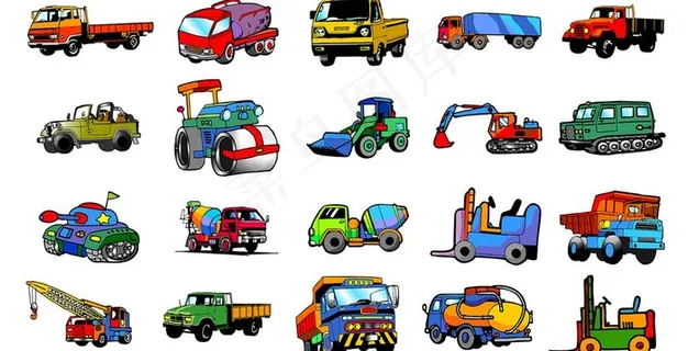 卡通汽车图片