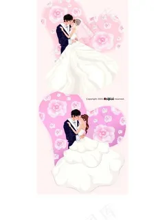 矢量婚礼人物151