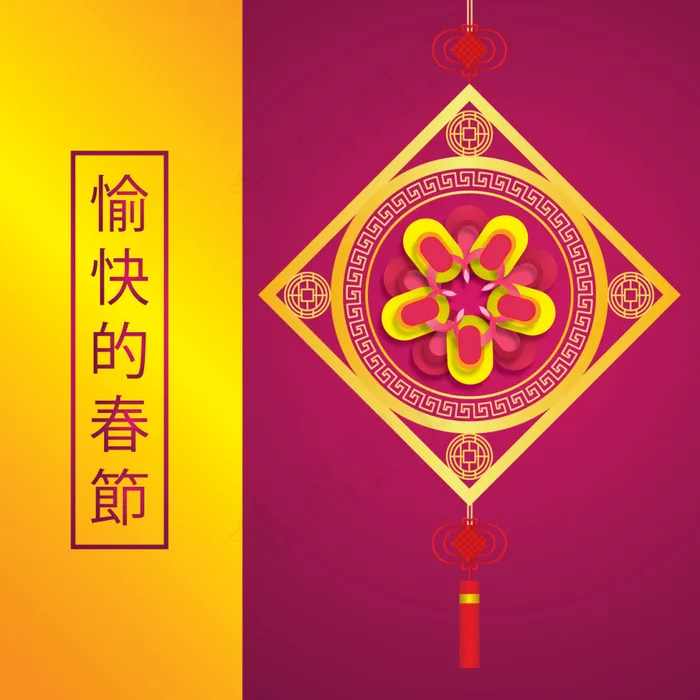 中国新年背景设计eps,ai矢量模版下载