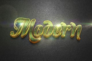 8款超质感的3D艺术字PSD模板