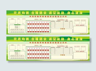 餐饮卫生安全信息公示栏