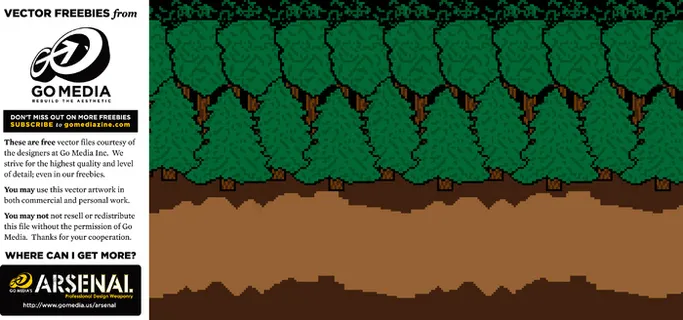 gomedia像素艺术矢量素材