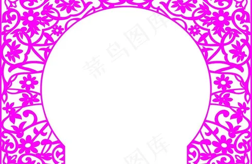 月亮门 雕刻花纹