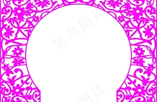 月亮门 雕刻花纹