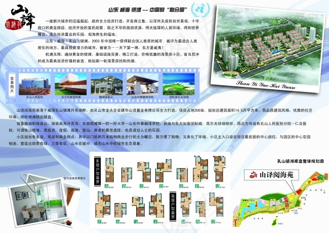 海景房 房产宣传单