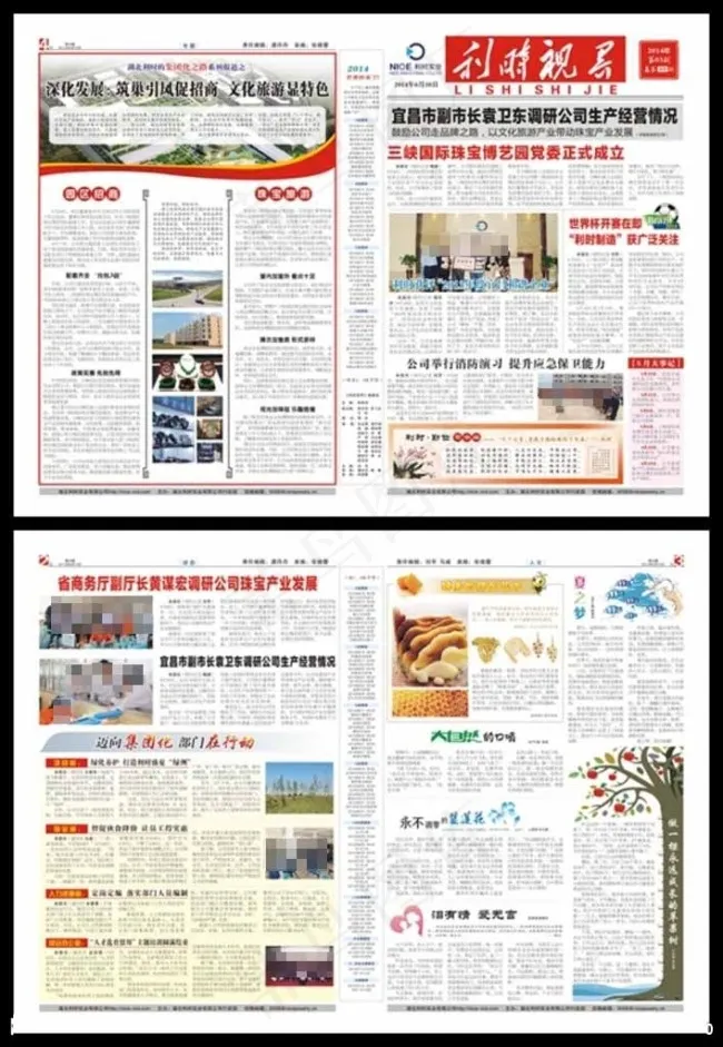 利时视居报纸(540X390)cdr矢量模版下载
