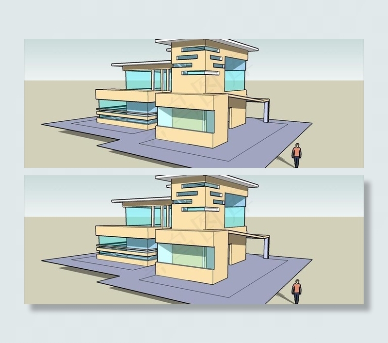 茶室建筑SU模型