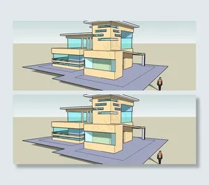 茶室建筑SU模型