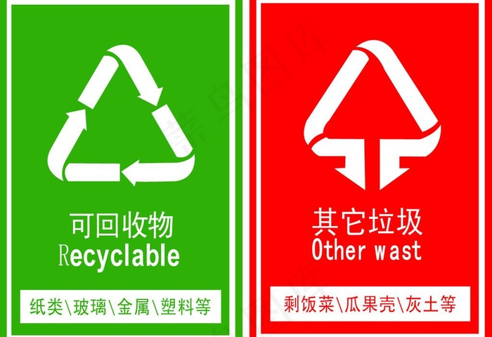 可回收物logo图片