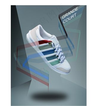 鞋子海报图片高清AI下载