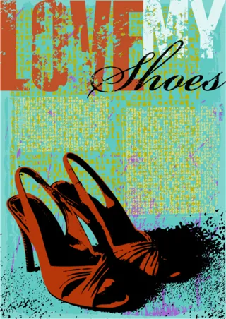 爱高跟鞋矢量素材