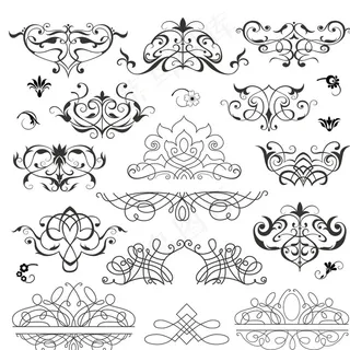 欧式花纹花边图片