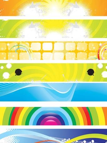 多彩的漂亮背景矢量素材