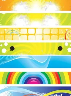 多彩的漂亮背景矢量素材