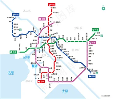 无锡地铁示意图