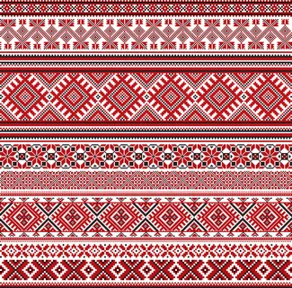 十字绣图案矢量素材08