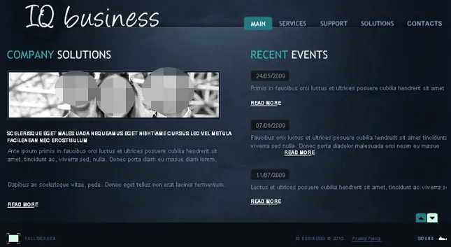 商务网站FLASH动画