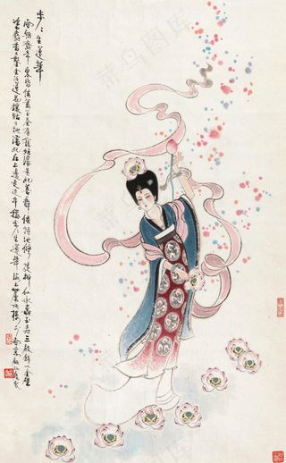 步步生莲花图片