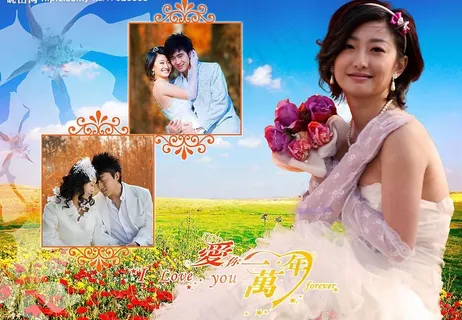 婚纱相框图片 婚纱相框图片