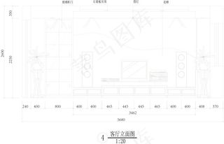 简单电视柜背景墙