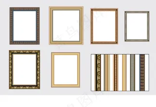 各种相框花边矢量素材2