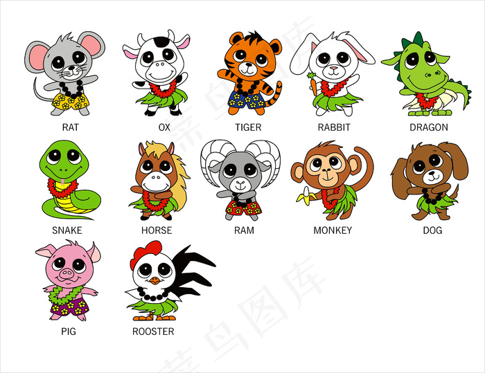 十二生肖图片