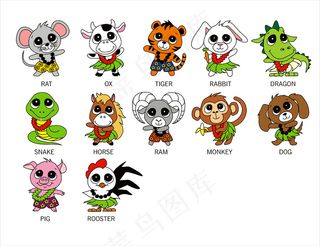 十二生肖图片