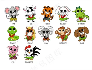 十二生肖图片