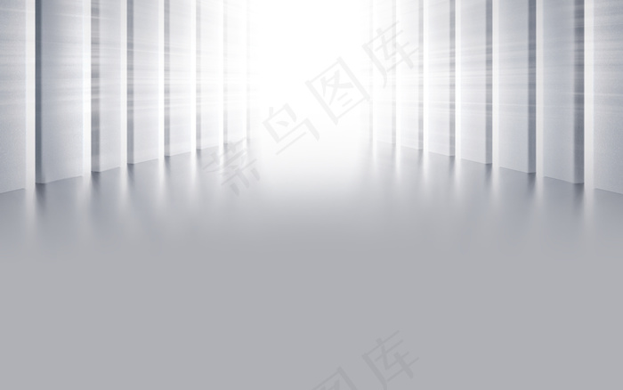 透明圆柱光滑地面淘宝banner背景