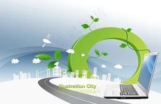 笔记本电脑海报