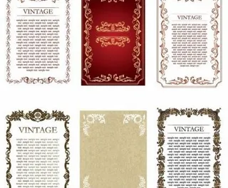 老式的框架向量