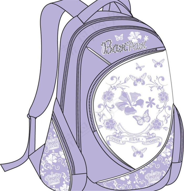 女背包设计图图片模板下载