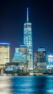 现代城市灯光夜景高清摄影图片 现代城市灯光夜景高清摄影图片