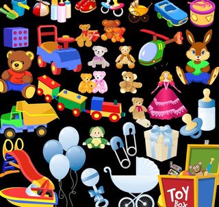 可爱儿童玩具图片