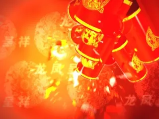 春字背景视频素材素材下载