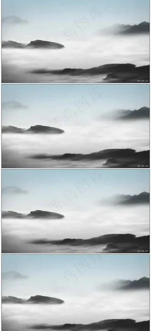 竹叶飘舞中国风高清动态视频素材