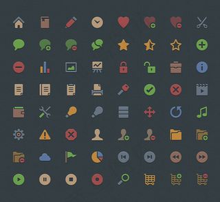 精致小图标PSD分层素材